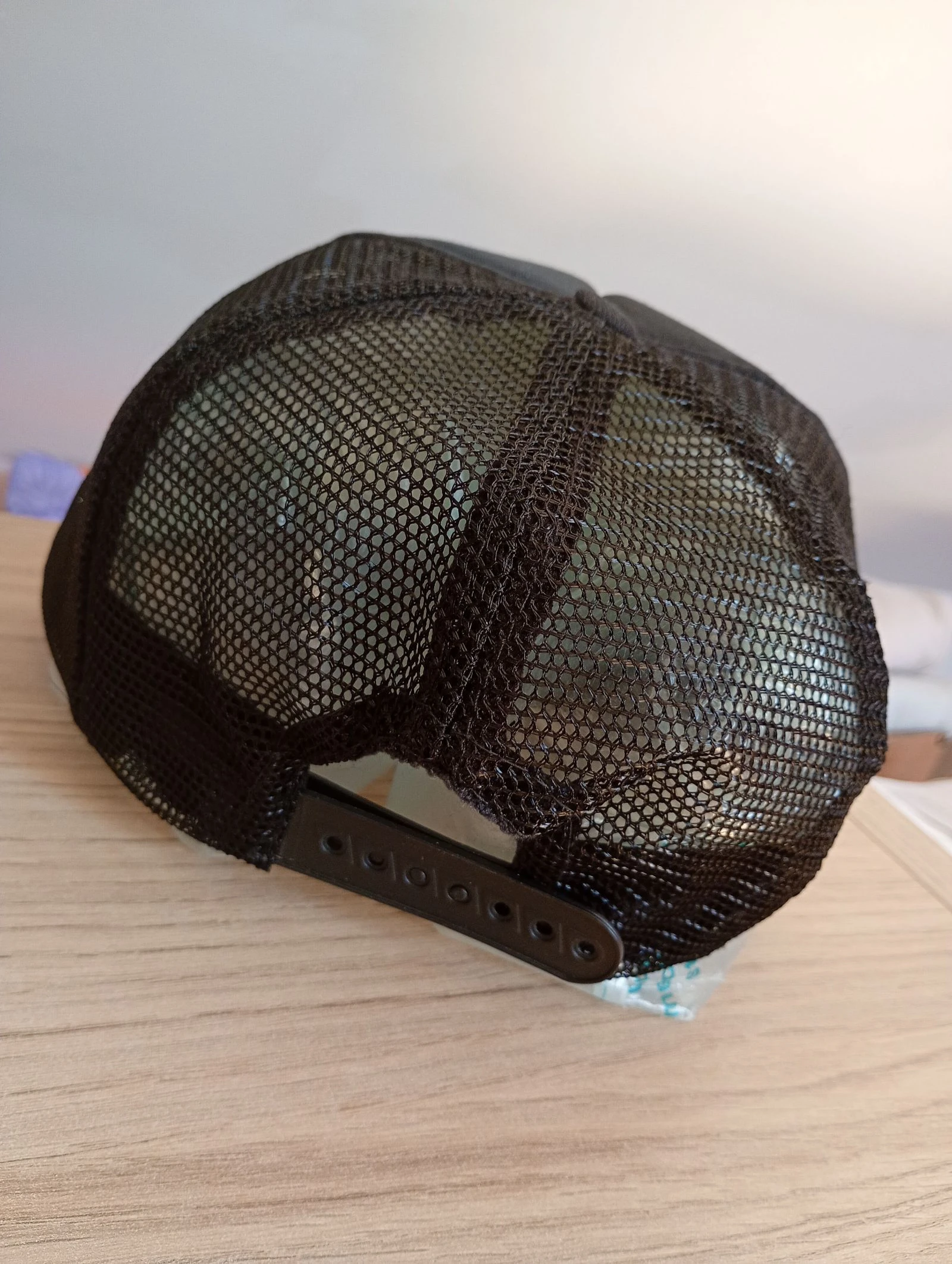 Gorra vintage de los años 90 snapback negra – photo 3